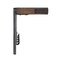 Alaterre Furniture Kyra 42" Oak and Metal Coat Hook with Shelf ANKY24RBG - alternate 2